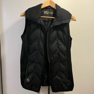 Michael Kors Black Quilted Vest